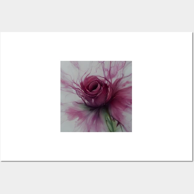 water colour rose Wall Art by kiwimick